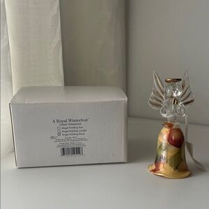 Russ Gold and Clear Angel Ornament